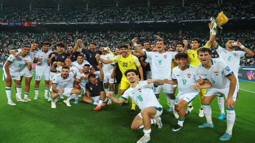 منتخب العراق يحقق الفوز بعد هدف أيمن حسين في مرمى الفدائي